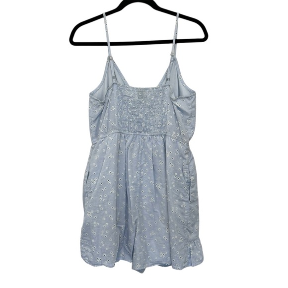Wild Fable Daisy Floral Romper Light Baby Blue - Picture 3 of 6